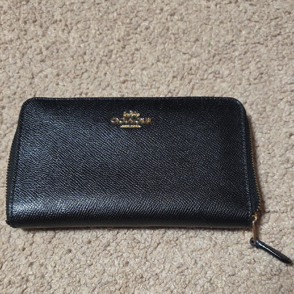 Coach Black Wallet